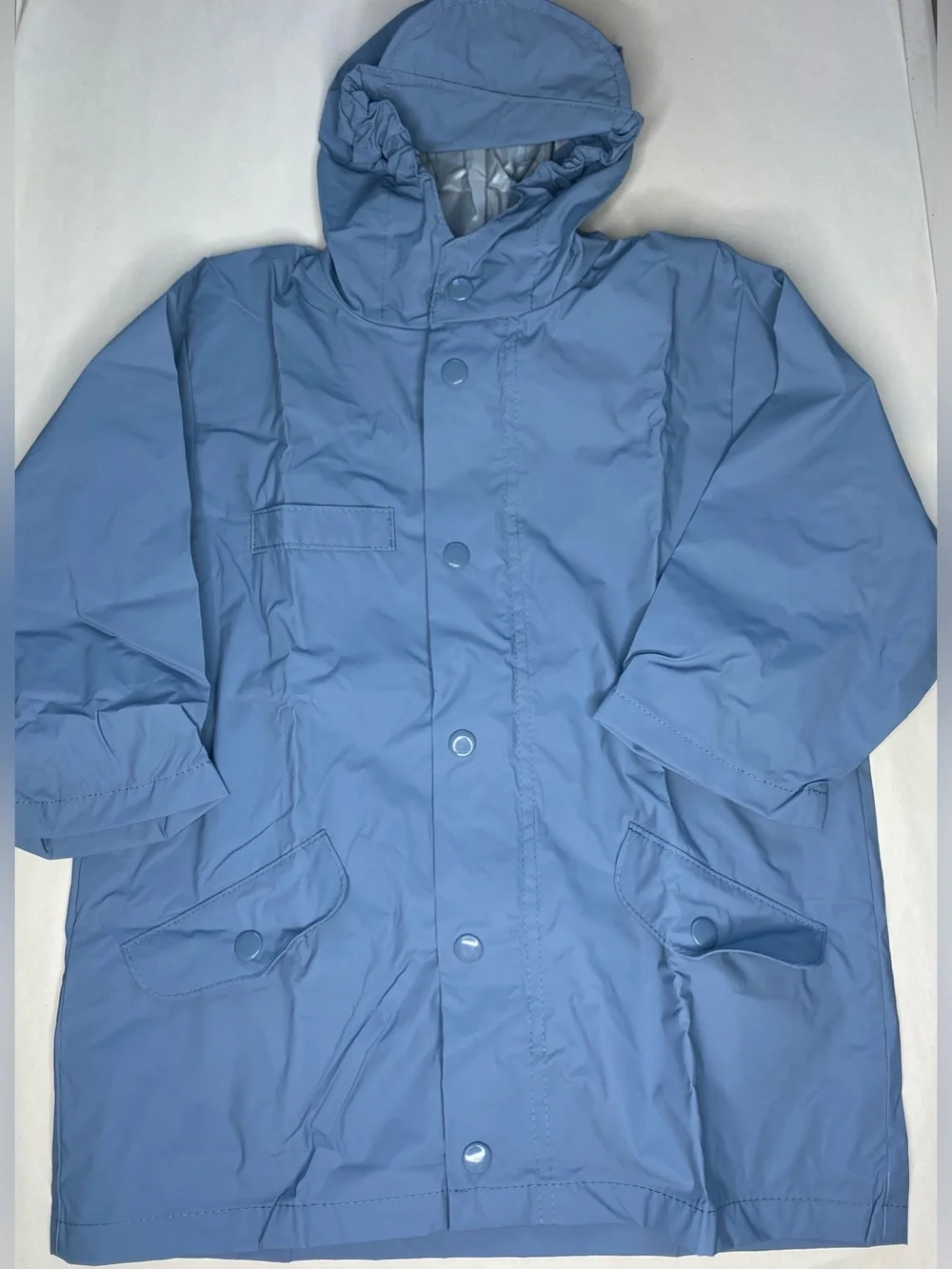 NWT Gap Kids Stormbuster Raincoat with Pouch Size XS full head hood coverage